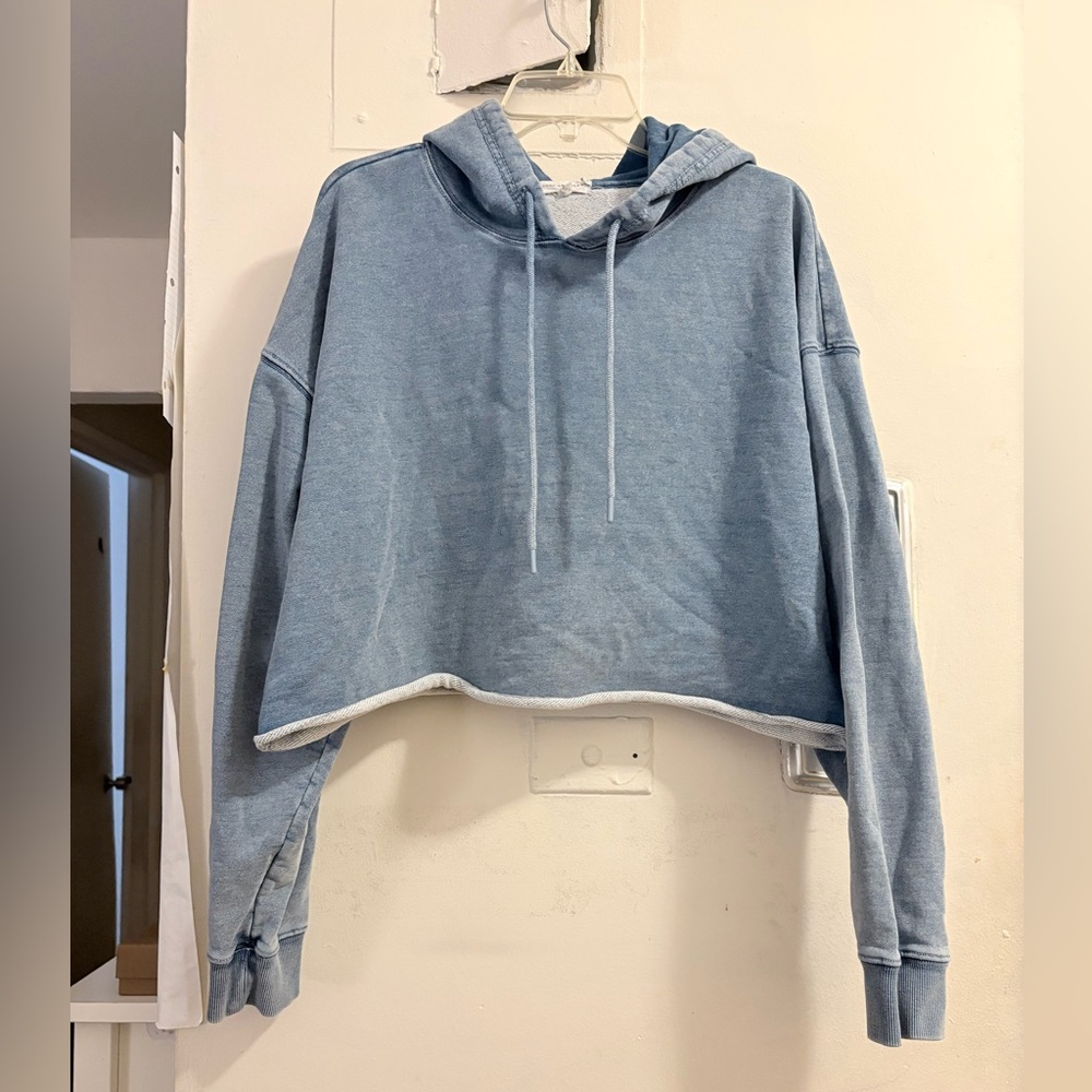 Good American Jeanius Oversize Terry hoodie sz XL